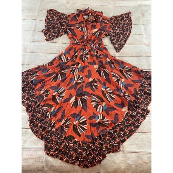 Free People Women's Colorful Paloma Maxi Dress - Small - Picture 11 of 16